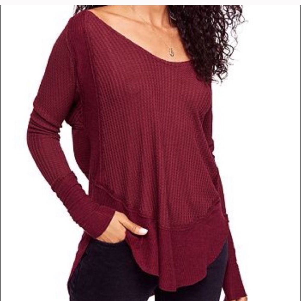 Free People Catalina Long Sleeve Thermal Size S